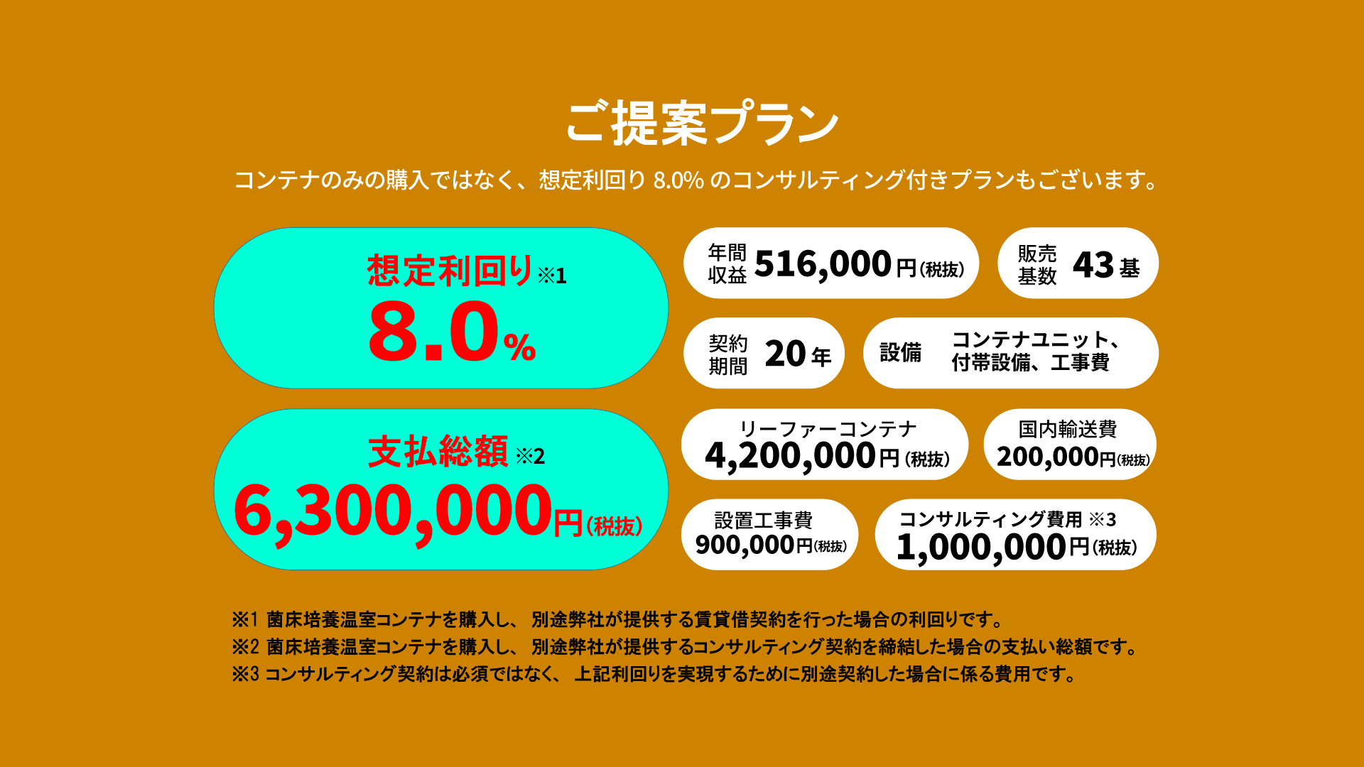 ご提案プラン